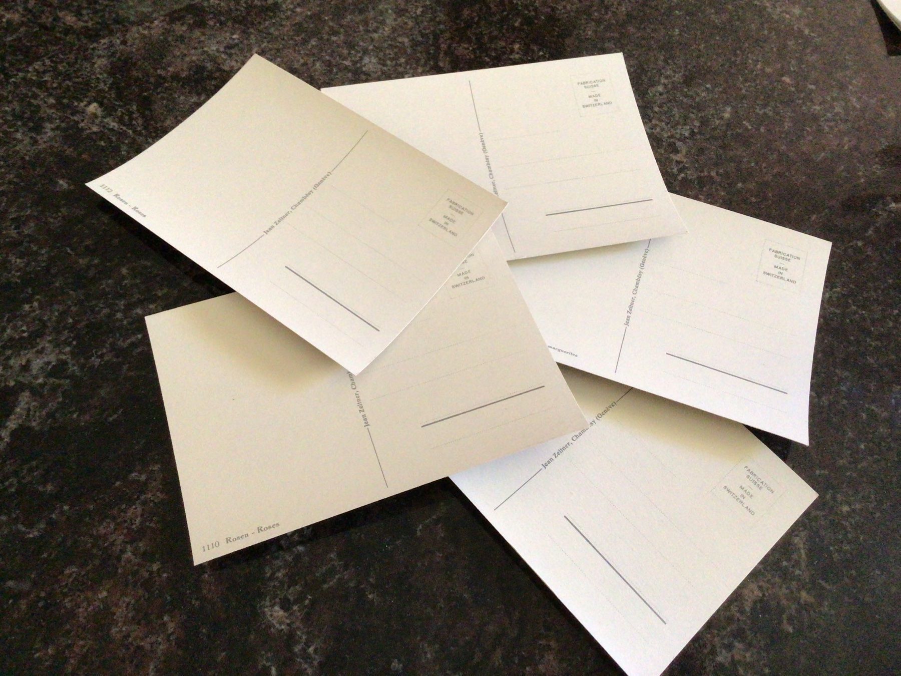 Cartoline postali: 5 antike Postkarten mit Blumen Motiv – Nuovo (secondo la descrizione) da Minusio venduto da scotch111 1