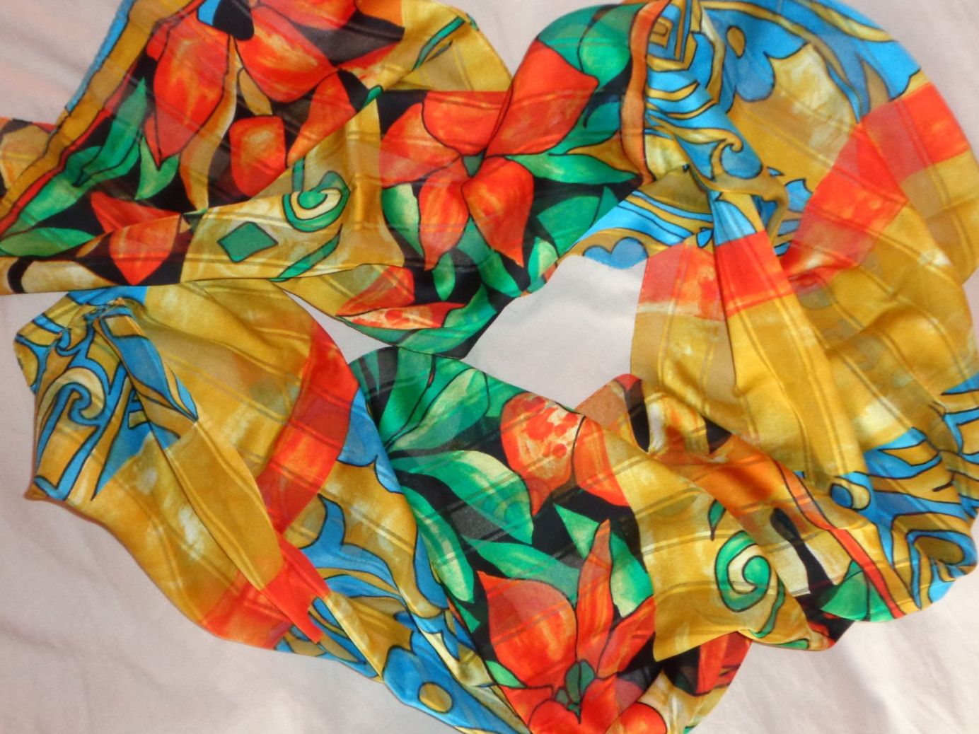 Foulard & Sciarpe: Seidenschal, Damen – Nuovo (secondo la descrizione) da Tafers venduto da kor_jf9w 1