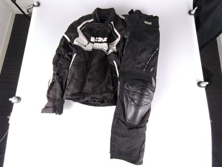 iXS Motorradkombi Jacke (XL) & Hose (ca. L) schwarz