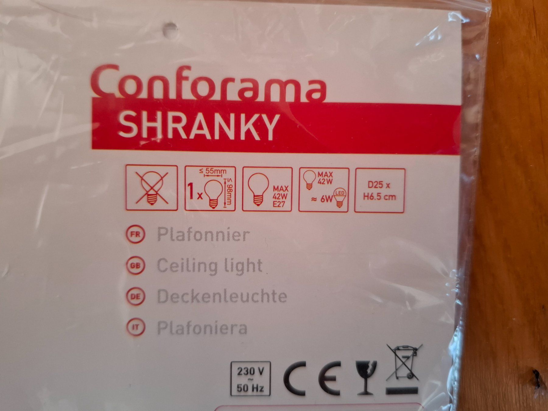 Conforama Lampade: Applique conforama "Schranky" – Nuovo (secondo la descrizione) da Chêne-Bourg venduto da loloki17 2