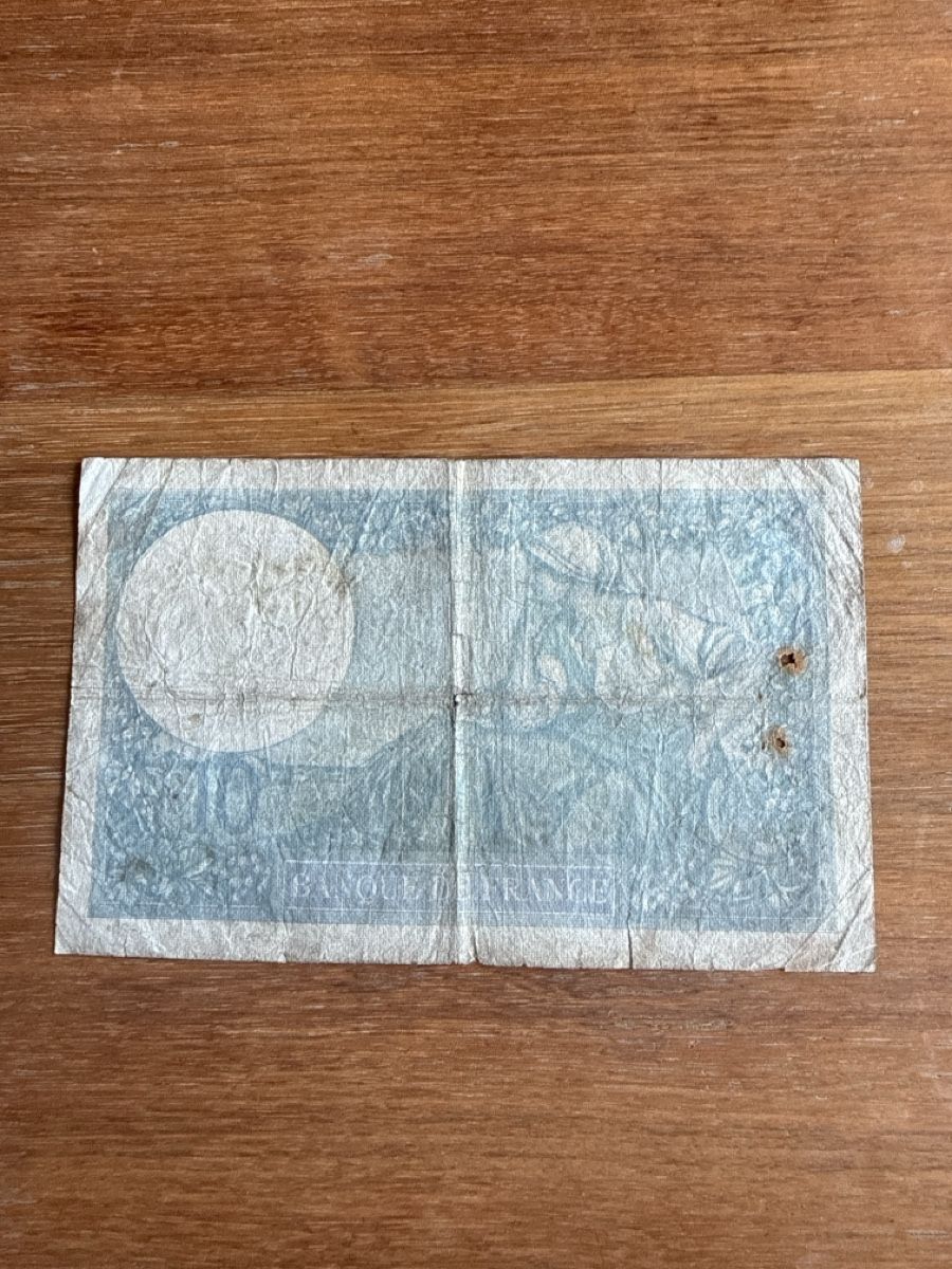 Banconote: Billet 10 francs français ancien 1940 – Usato da Genève venduto da math_cedra 1