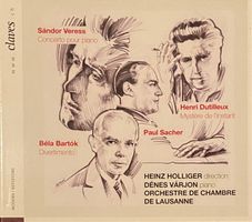 CD Veress • Bartók • Dutilleux • Sacher • HOLLIGER