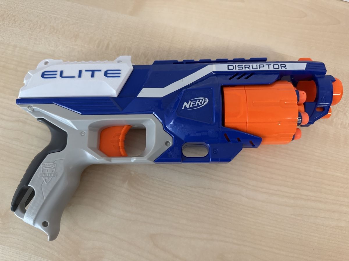 Nerf Giocattoli: Nerf Elite Disrupter & Stockade Gewehr + ca. 100 Darts – Usato da Rüti ZH venduto da Kiwi02 1