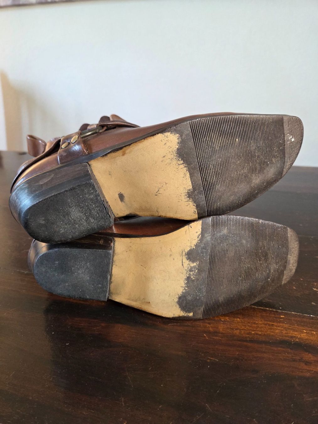 Scarpe da uomo: Vintage Leder Ankle Boots Gr. 41 – Usato da Bern venduto da -Aniko- 4