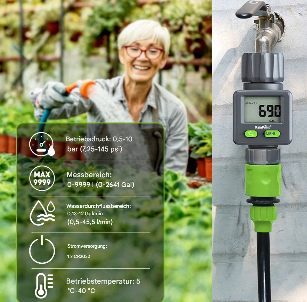 Mesurer: Digitaler Wasserdurchflussmesser 3/4" – Neuf avec emballage d'origine à Chur par shop.chur 5