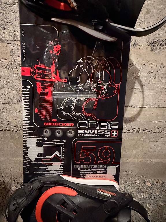 Boards: Nidecker Core Snowboard 159 cm + Union Bindings – Gebraucht aus Unterseen von pinandgreen 1