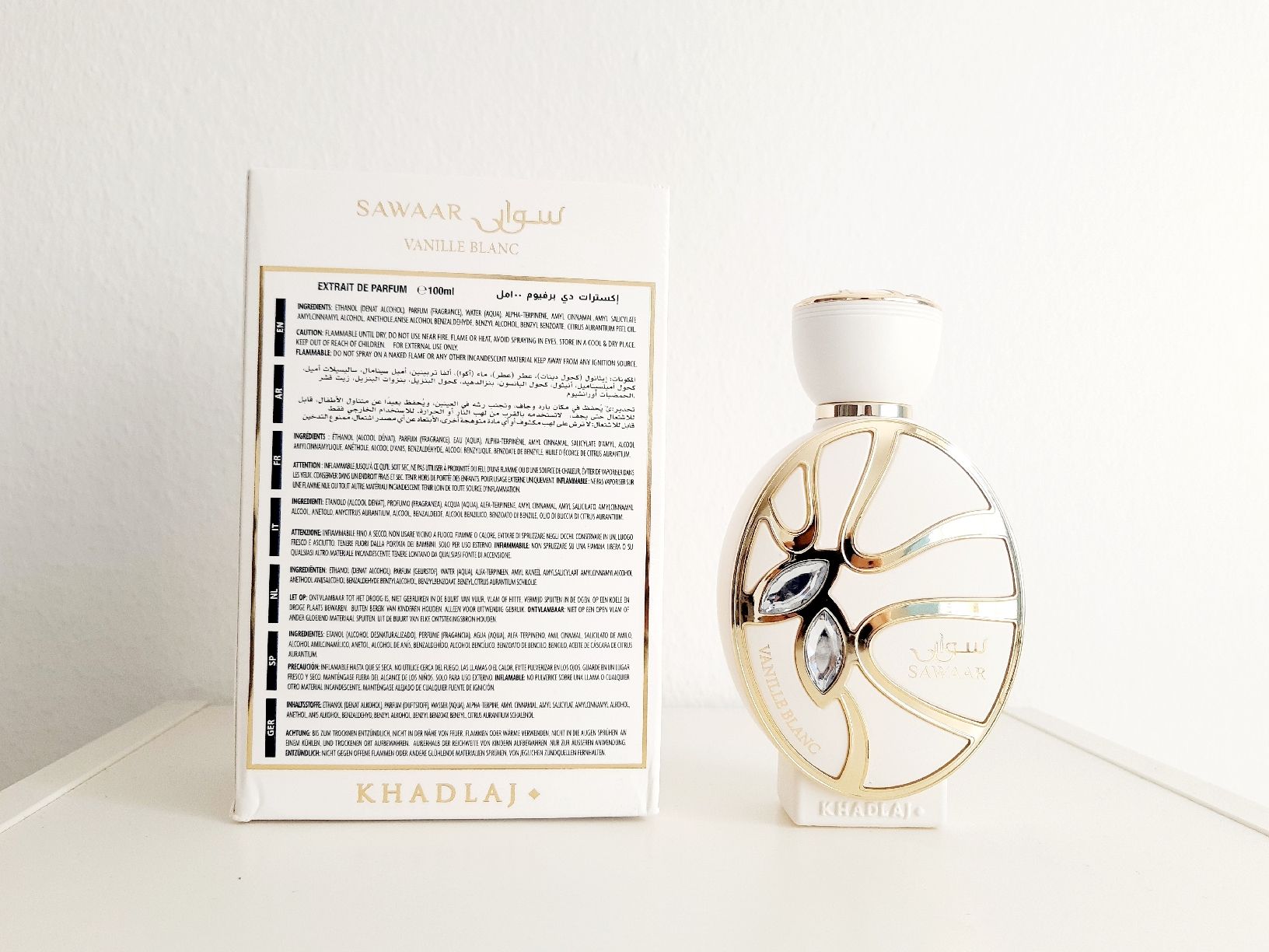 Parfum & Eau de Toilette: KHADLAJ Sawaar Vanille Blanc Extrait – Neu (gemäss Beschreibung) aus Winterthur von Je. 1