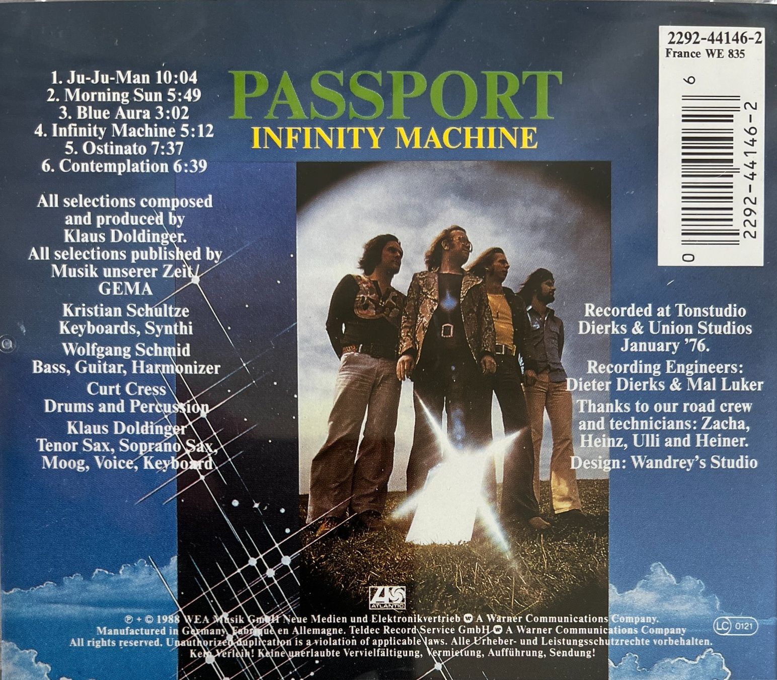 CDs: PASSPORT DOLDINGER / Infinity Machine – Gebraucht aus Bischofszell von kustavi 1