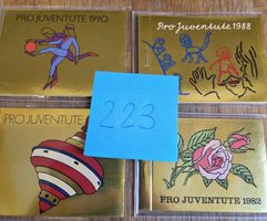 4 Briefmarken-Heftchen Postfrisch