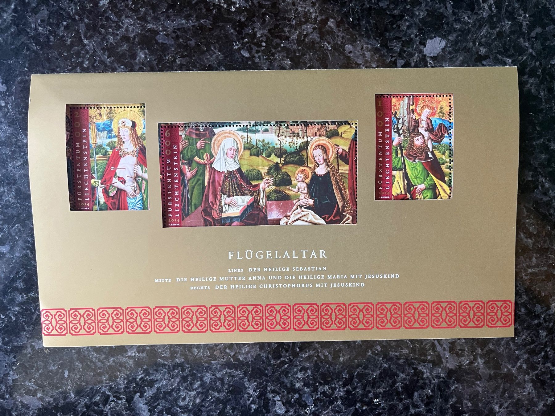 Alle Briefmarken: Block ** 2014 Flügelaltar – Neu (gemäss Beschreibung) aus Freidorf TG von ern_7s68