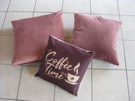 Herbst 3er Set Dekokissen mit Innenkissen(Sofa - Zierkissen)