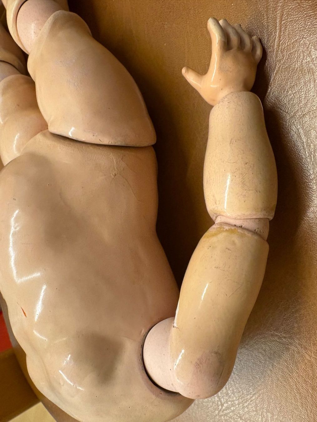 Bambole: Puppenkörper - Holzgliederkörper antik - 30 cm gross – Usato da Pratteln venduto da Dollshop 4