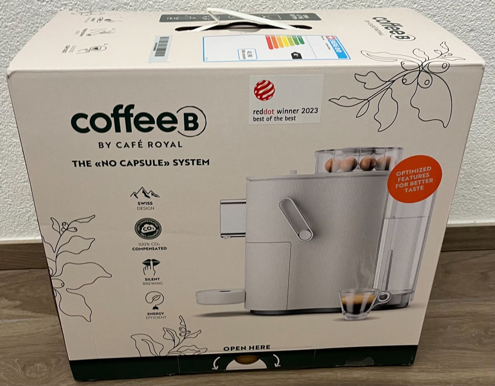 Coffee B Macchine per caffè & Macchine per espresso: CoffeeB Globe Kaffeemaschine inkl. Kapseln-Set – Nuovo e nell'imballaggio originale da Hochdorf venduto da spyciperci 1