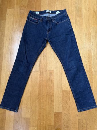 Herren Jeans Tommy Jeans Slim Scanton dunkelblau Grösse W31 