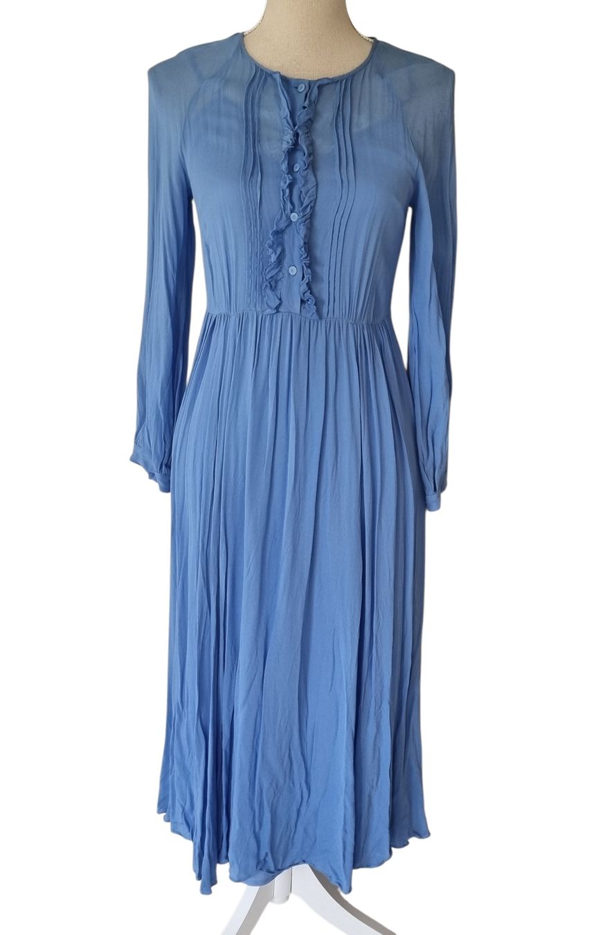 Max Mara Vestiti: Max&Co Maxikleid mit Unterkleid blau Gr.36 – Usato da Champlan venduto da acr_kkd5
