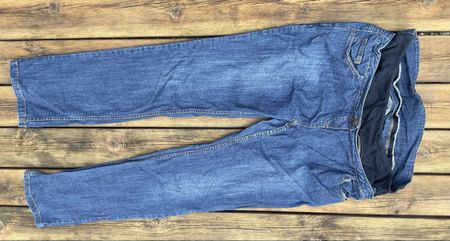Umstandshose Jeans mit Bauchband, Grösse 42/44