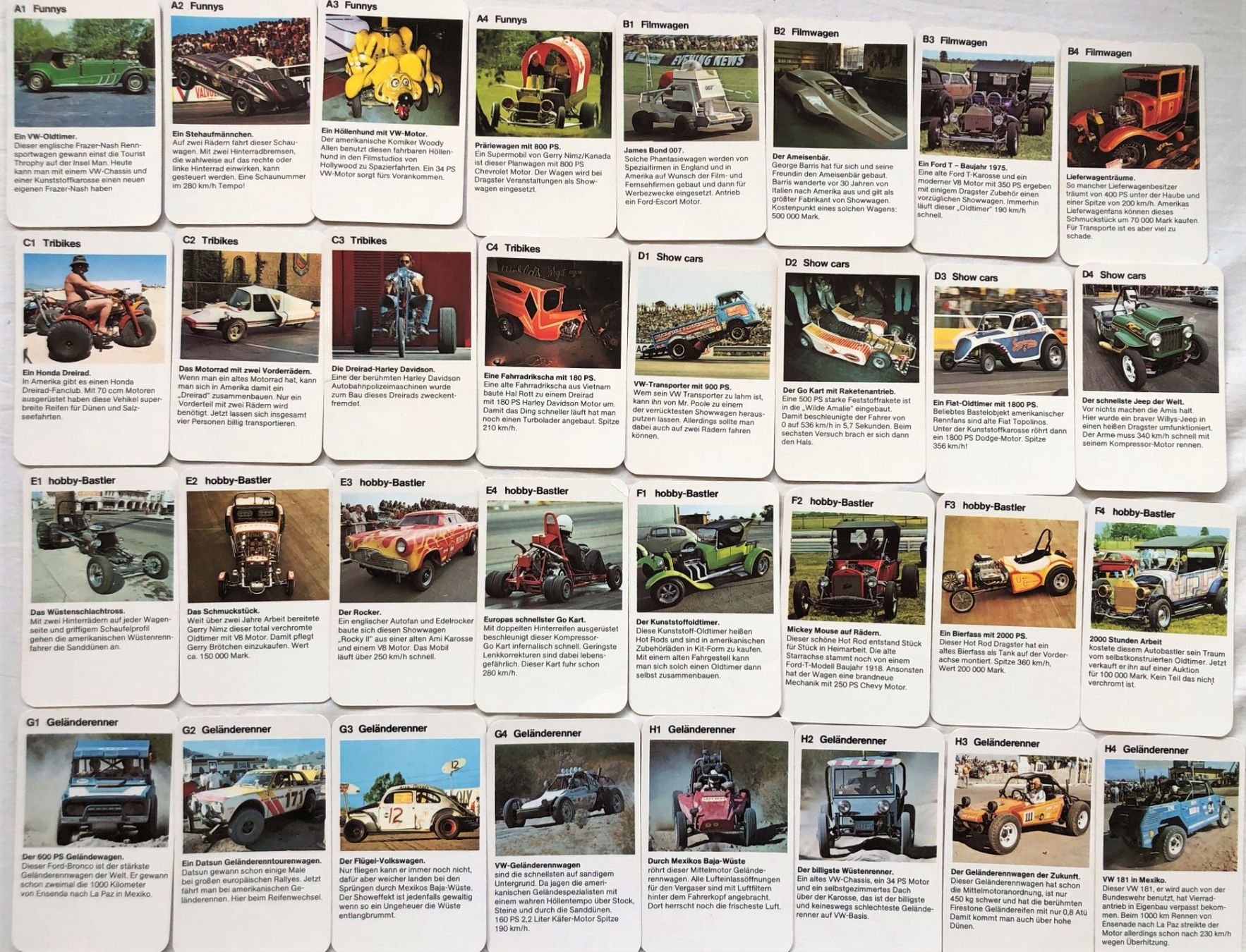 Giochi: Quartett - Verrückte Autos - ASS – Usato da Schaffhausen venduto da durruti 1