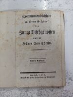 Kommunionbüchlein Communionbuch Basel 1810 Vierte Auflage
