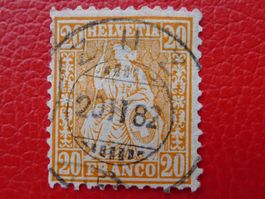 Nr.48 von ZUZ (ZUOZ) GR, mit gesuchtem Vollstempel, 220.-+