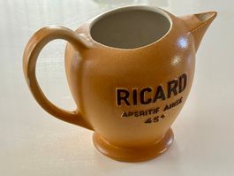 RICARD klassischer Vintage Wasserkrug Kanne 60er J. Karaffe