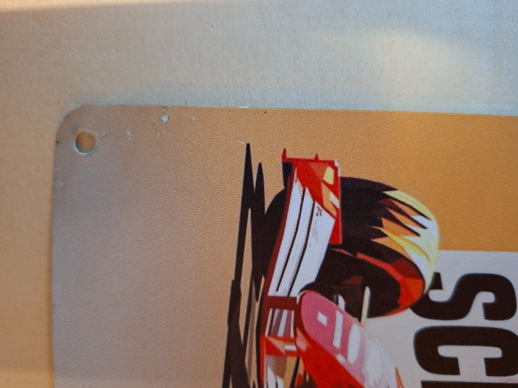 Insegne: Michael Schumacher Blechschild – Difettoso da Alberswil venduto da mech350 1