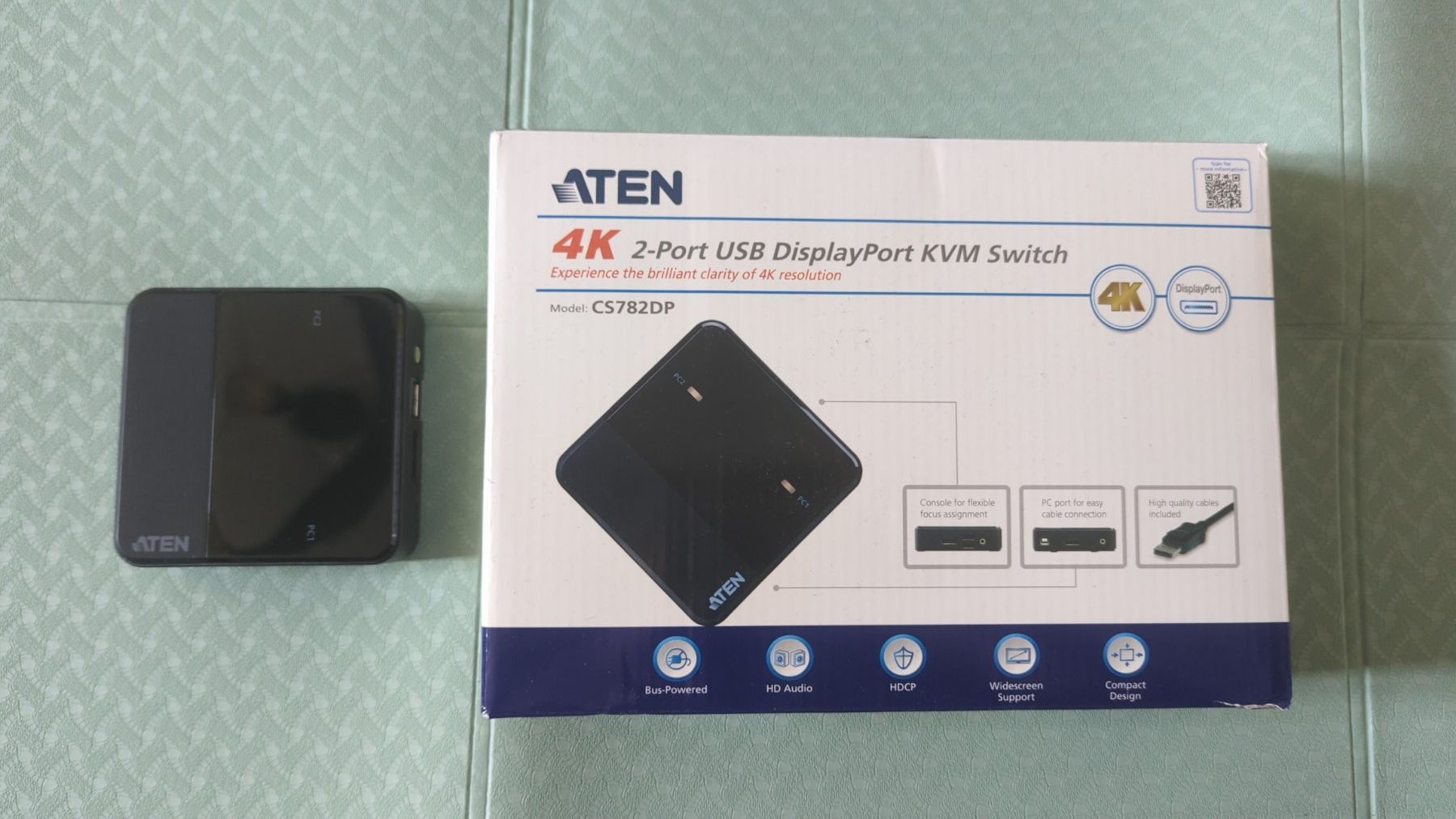 Hub & Switch: ATEM - 4K - KVM-Switch - CS782DP - Laptop/PC Switch – Usato da Bern venduto da knuspersnack