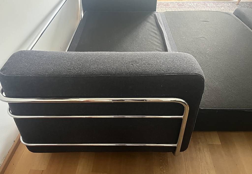 Divani: Softline Sofa, Schlafsofa, anthrazit – Usato da Zürich venduto da chiffchaff 2