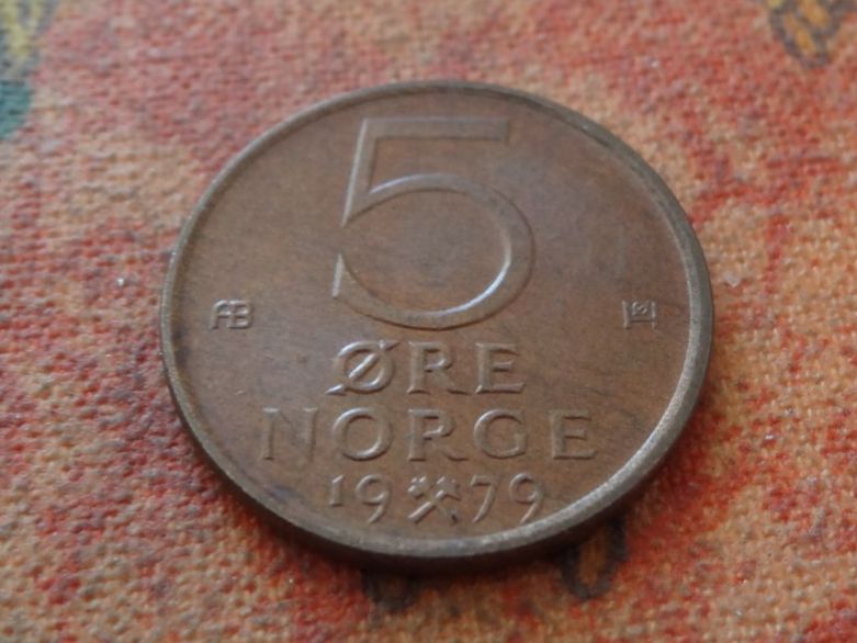 Tutti le monete: NORVEGE  5  ORE  1979 – Usato da Romanel-sur-Lausanne venduto da Swift13