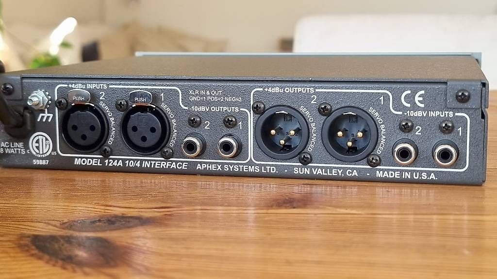 Convertitori: Aphex 124A Audio Level Interface  Profi-Pegelwandler – Usato da Zürich venduto da mar_w87h 1