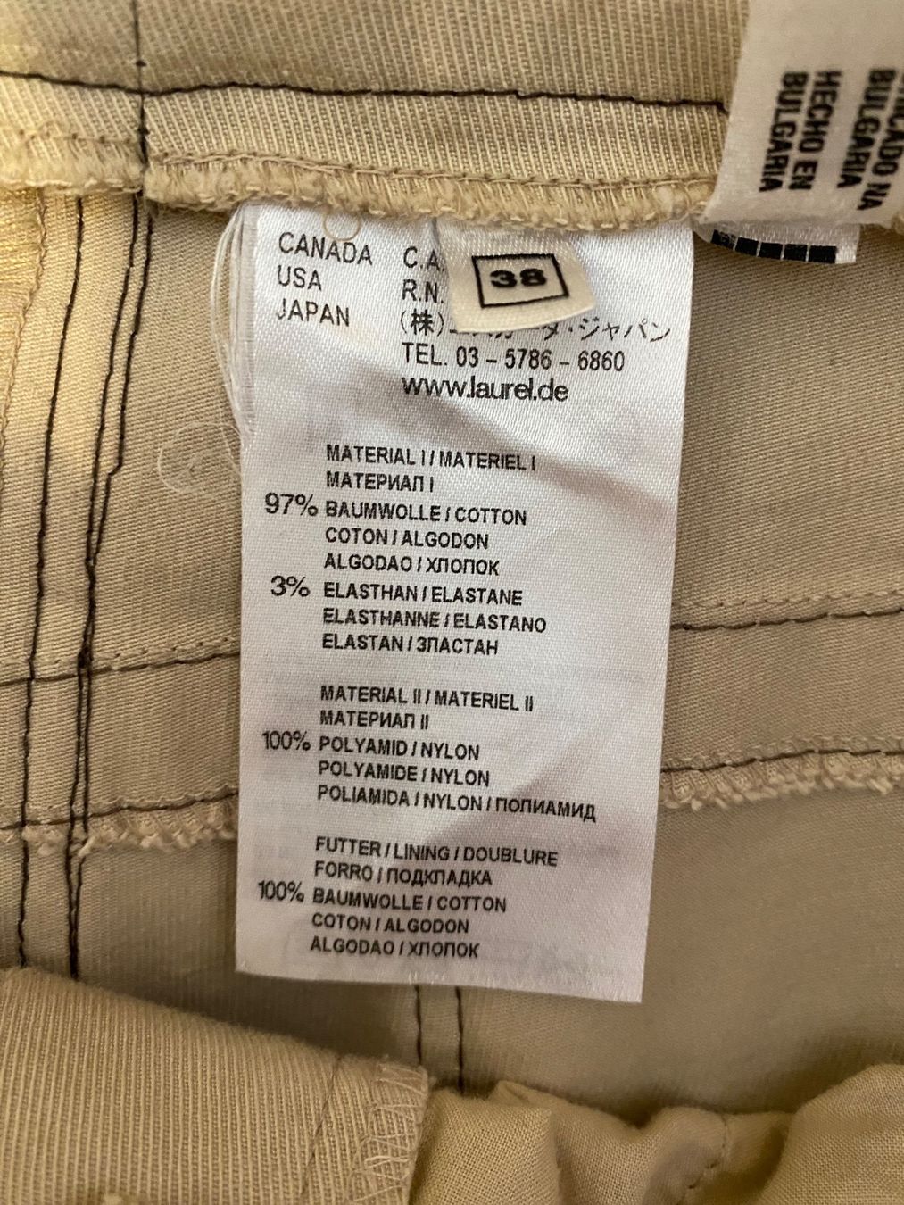 Pantaloni: Marken Hose von Laurel gr.38 – Usato da Pfungen venduto da Sheki56 7