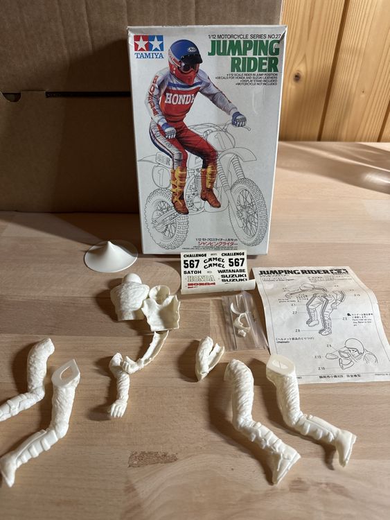 Tamiya Jumping Rider Motorrad Modellbausatz 1:12 (Neu (gemäss ...
