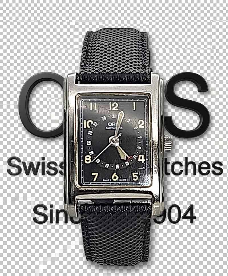 Oris Uhren: Armbanduhr Vintage ORIS "Rectangular / Pointer Date" – Gebraucht aus Zug von urzeit