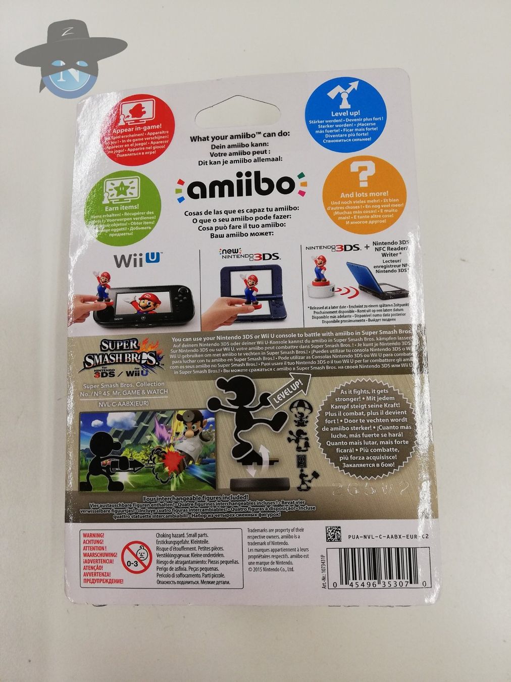 Nintendo Figuren: Mr. Game & Watch   /  Amiibo No. 45   / NEU – Neu (gemäss Beschreibung) aus St. Gallen von zorro_dc 2