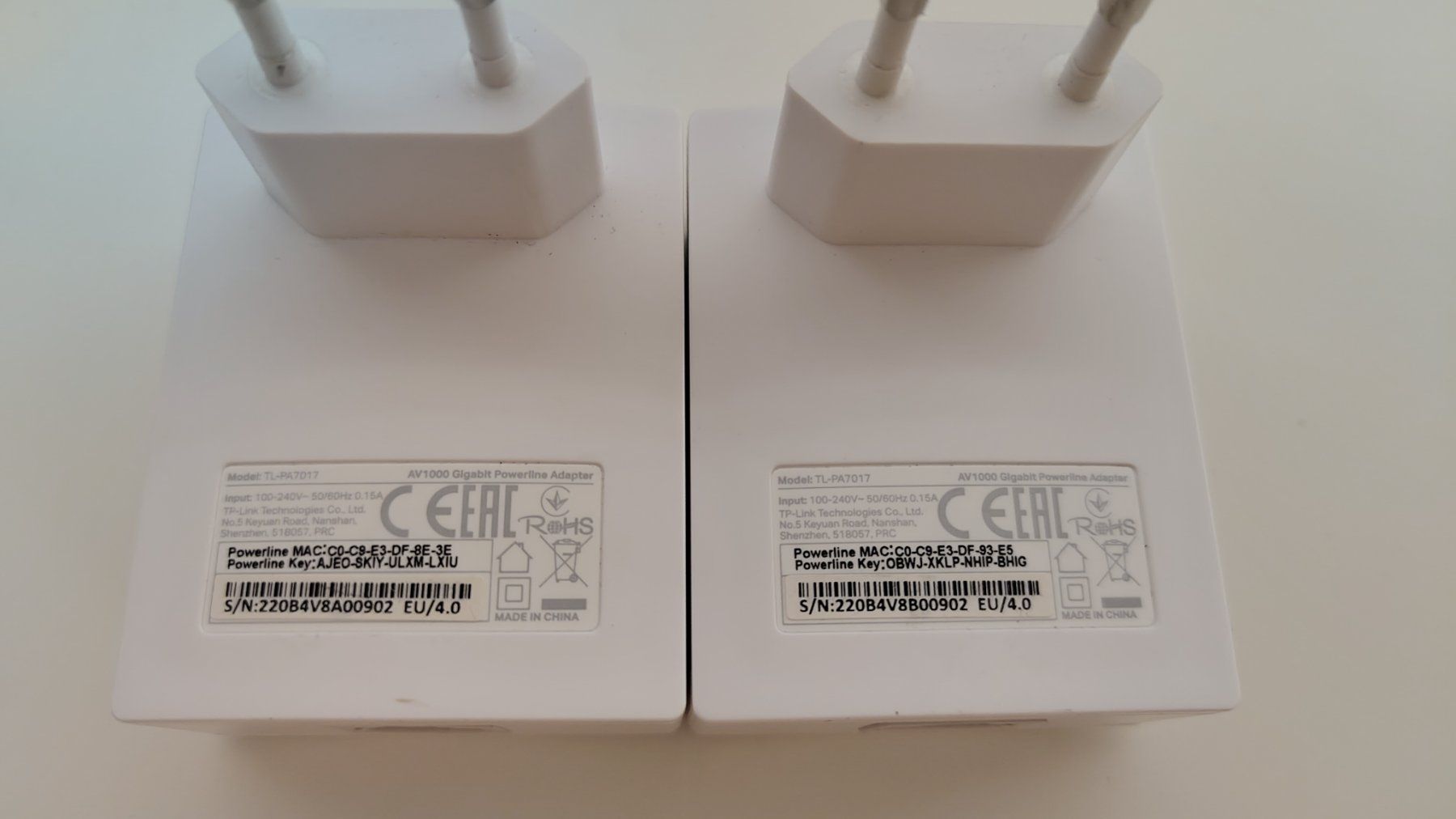 TP-Link Unità & Adattatore: TP-Link AV1000 Powerline Adapter Set, 2 Stk, gebraucht – Usato da Altdorf UR venduto da chlanny 1