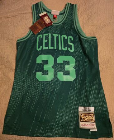 L. Bird Boston Celtics Trikot, Gr. M, Neu m/ kleinem Defekt
