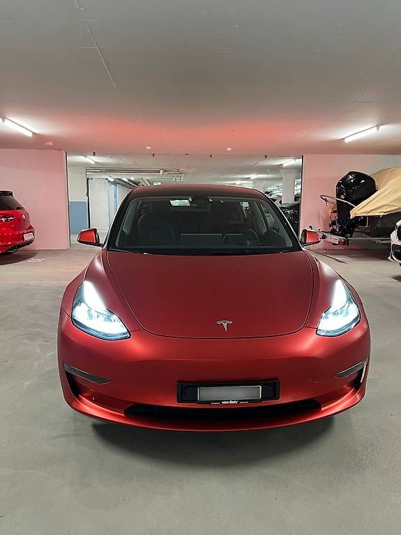 Automobili: TESLA Model 3 Long Range AWD anodized red – Usato da Zürich venduto da mar_s9kh