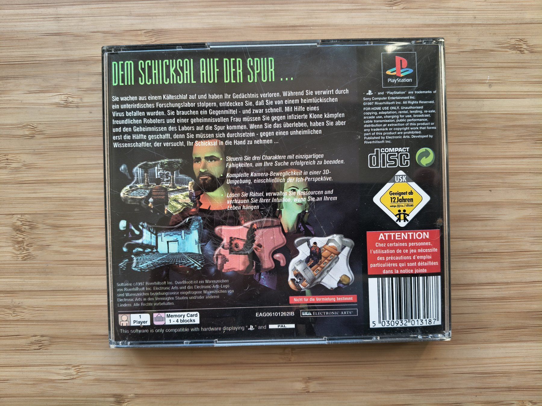 Giochi: OverBlood (PS 1) – Usato da Riedholz venduto da ste_96cd 1