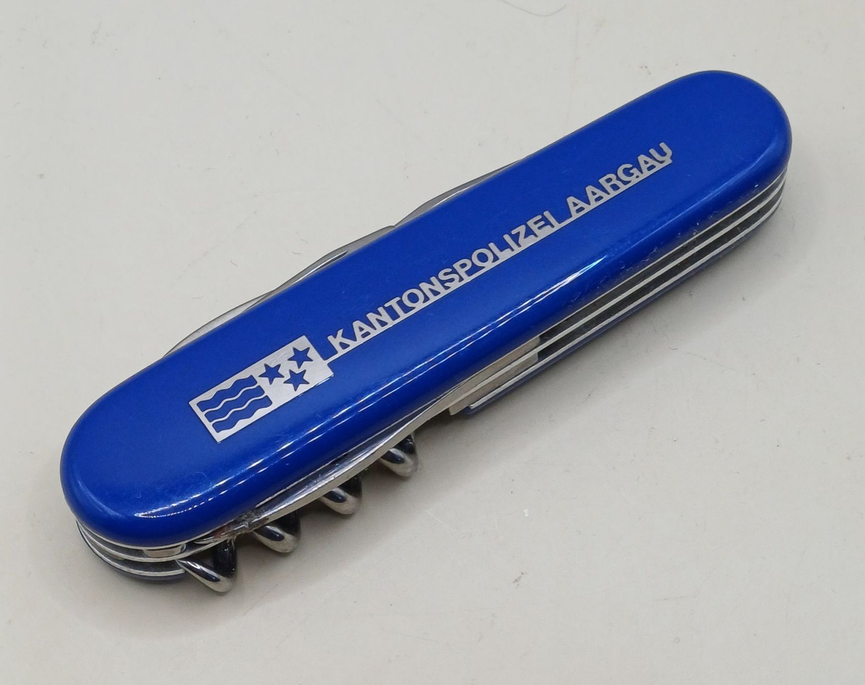 Victorinox Coltelli tascabile: Sackmesser KANTONSPOLIZEI AARGAU Victorinox – Usato da Brittnau venduto da simionius