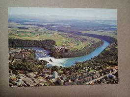 Neuhausen am Rheinfall Panorama Flugaufnahme