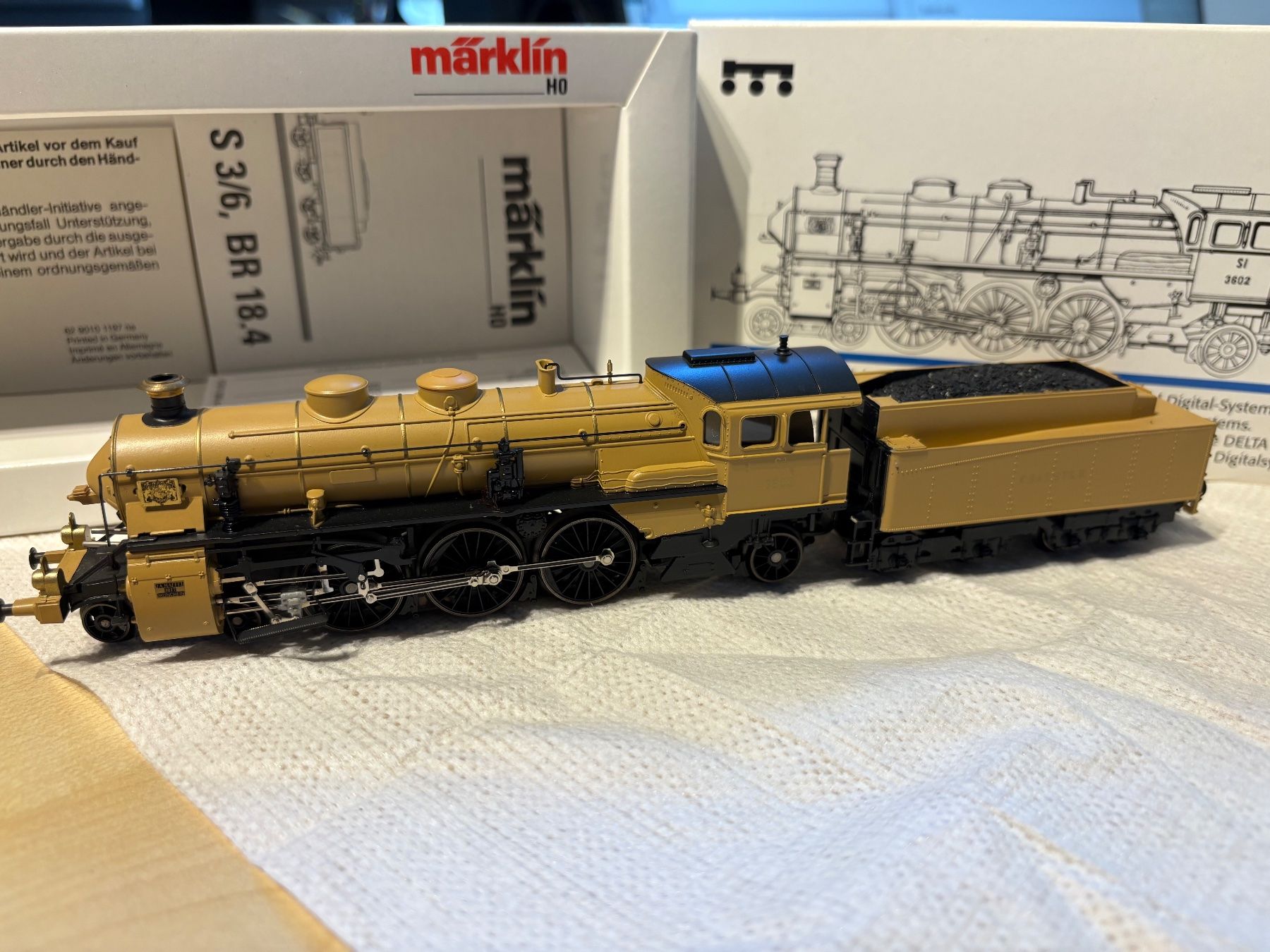 Märklin Modellini di ferrovie: Maerklin 33185 S3/6 – Nuovo e nell'imballaggio originale da Corcelles Payerne venduto da Pierre66