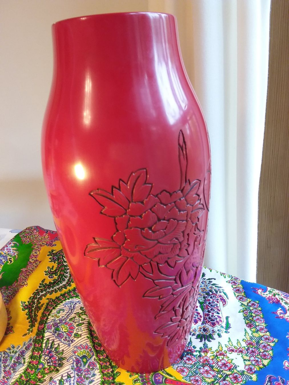 Vasi & Recipienti: Rotlack elegante Vase China/Japan – Usato da Zürich venduto da Aleick 1
