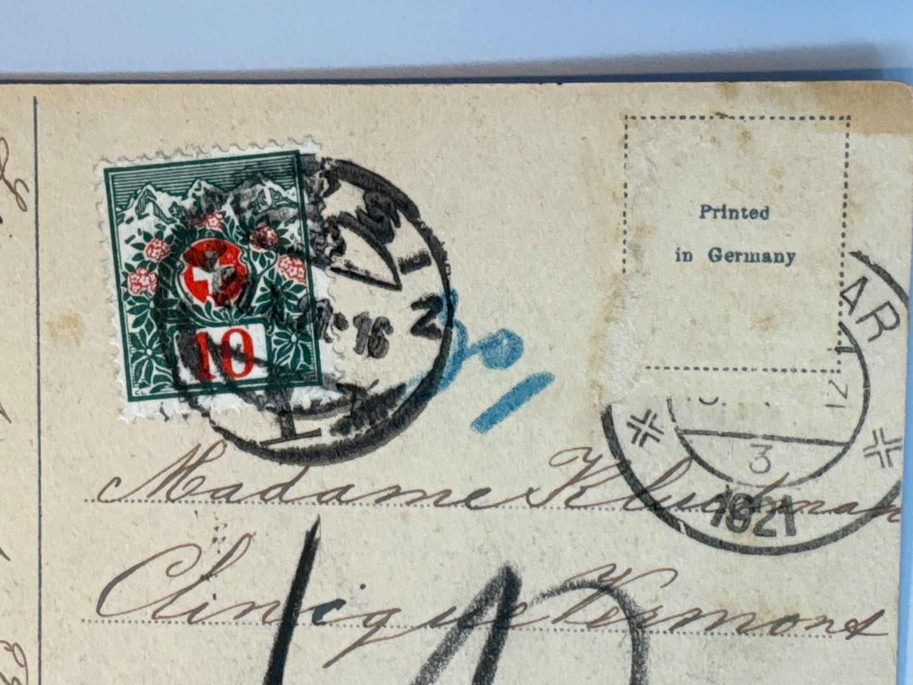 Tutti i francobolli: 1921 Postkarte Nachporto – Usato da Küssnacht am Rigi venduto da mic_xr8d 1