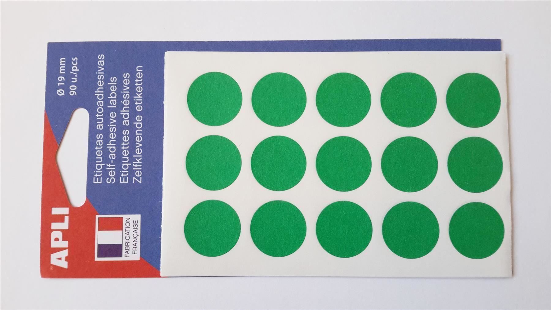 Sticker: Markierungspunkte, grün, 19mm, 90 Stück – Nuovo e nell'imballaggio originale da St. Gallen venduto da cointec 3
