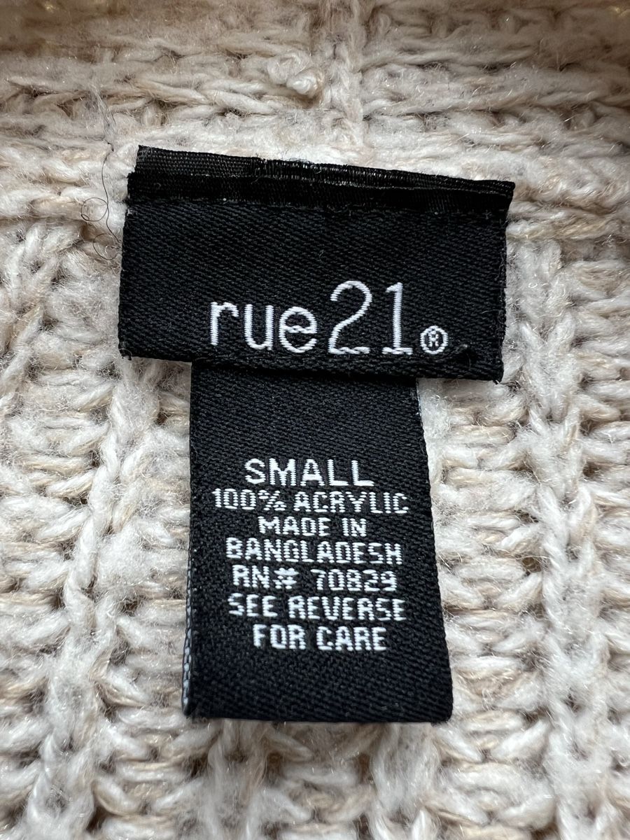 Gilet & Giacche senza maniche: Rue 21 Cardigan Beige Taille S – Usato da Genève venduto da eti_xqy7 1