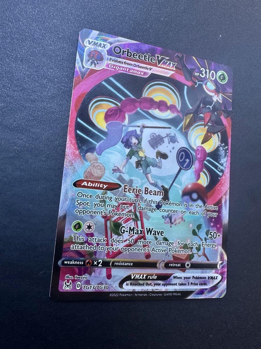 Pokémon Sammelbilder & Trading cards: Orbeetle VMAX #TG13 - Lost Origin - Ab 1.- CHF! – Gebraucht aus Bern von HugoStiglitz11 1