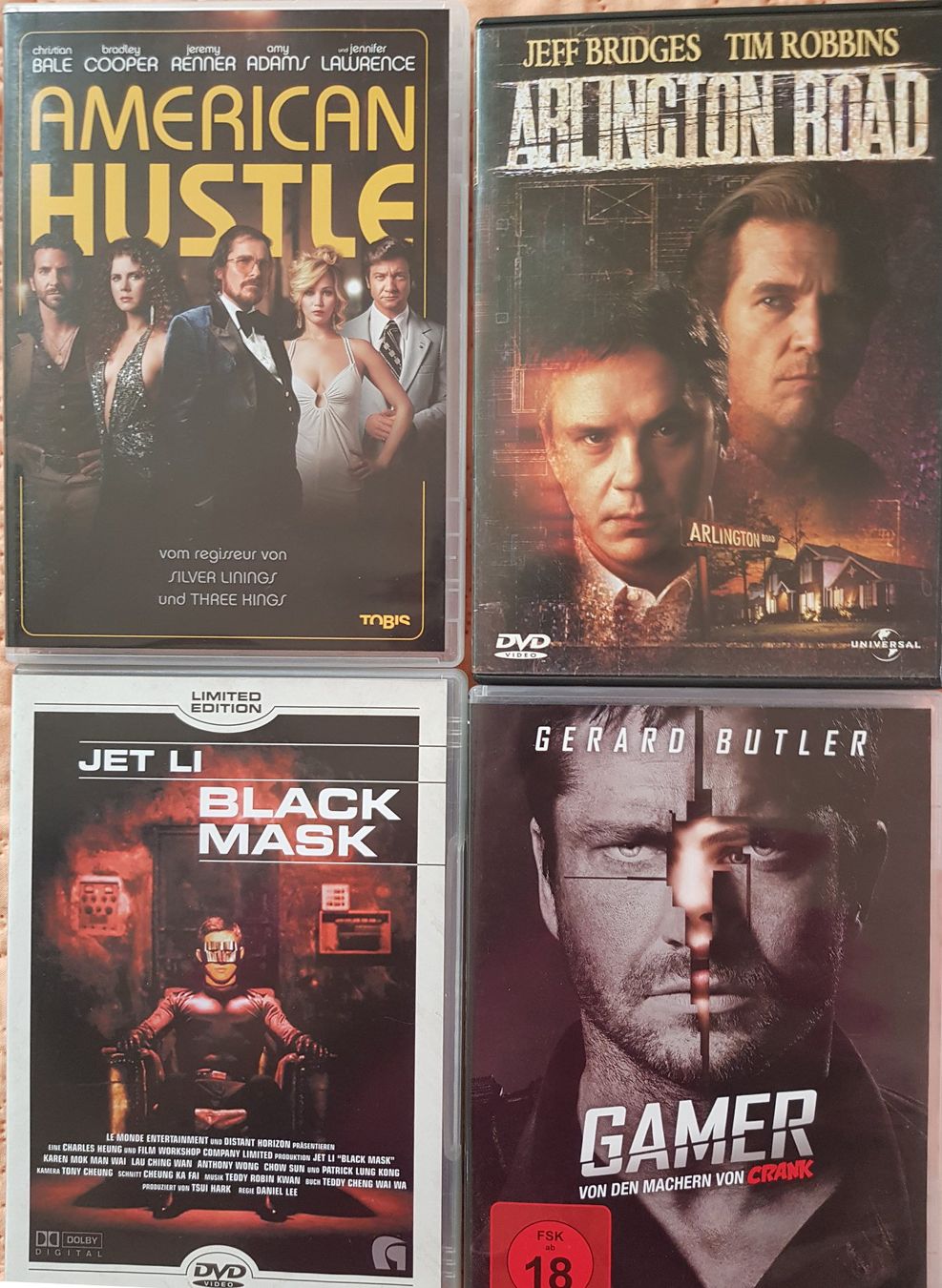 Tutti i DVDs: 4 Knallharte Action & Mystery DVDs Pack 05 – Usato da Thun venduto da Shame