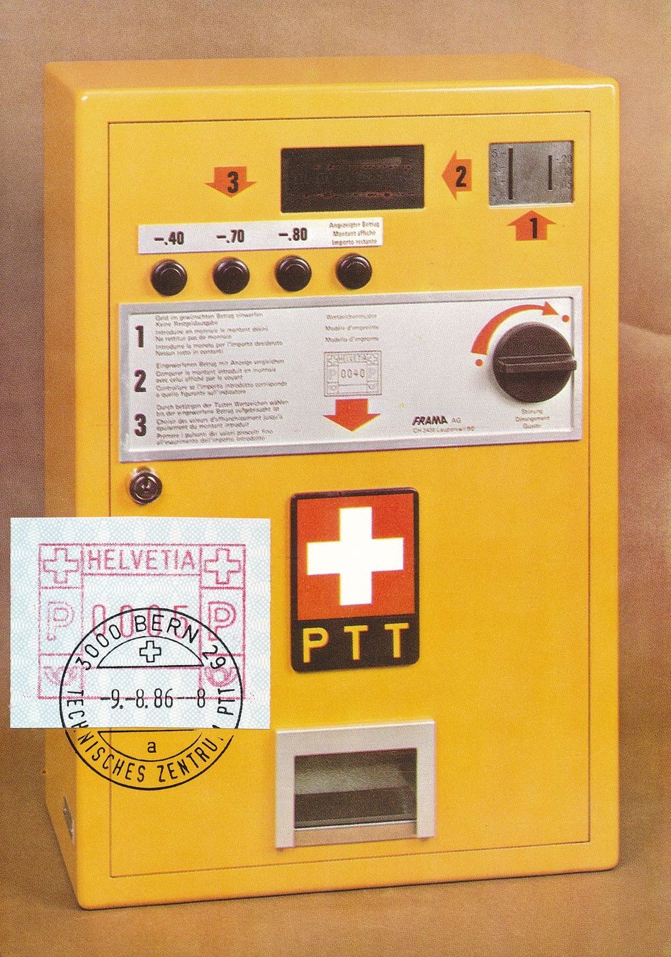 Tutti i francobolli: Frama Automat Stempel Technisches Zentrum der Post – Nuovo (secondo la descrizione) da Luzern venduto da atms