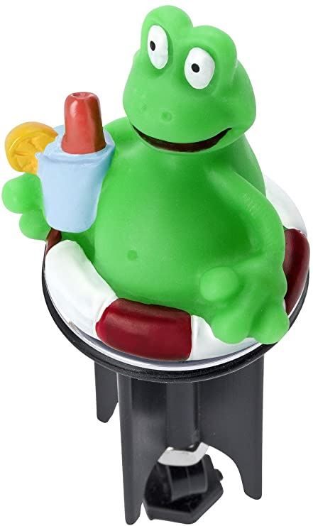 Lavabi & lavandini: PLUGGY ABFLUSS STÖPSEL 3D-COCKTAIL FROG – Nuovo e nell'imballaggio originale da Rupperswil venduto da big-one-sale