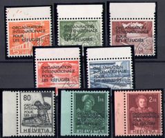 1950, D VIII, OIR, 1-8, 8 Werte sauber gestempelt (14082)