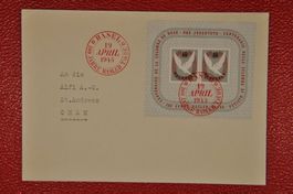 1945 W23 Brief gestempelt 19.4.45